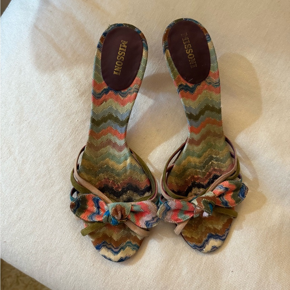 Missoni bow slides sz 41
